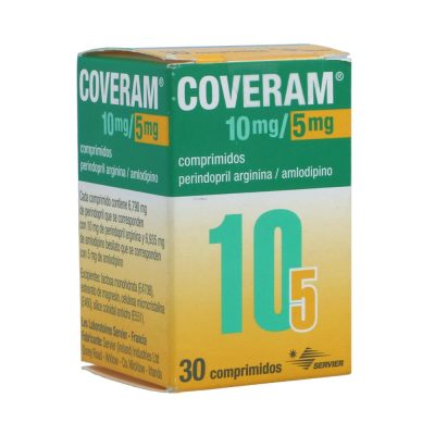 COVERAM (5+10)MG TAB CAJ X 30