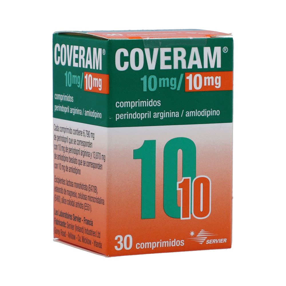 COVERAM (10+10)MG TAB FCO X 30