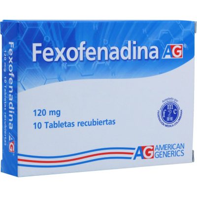 FEXOFENADINA 120MG TAB REC  CAJ X 10 AMER GEN