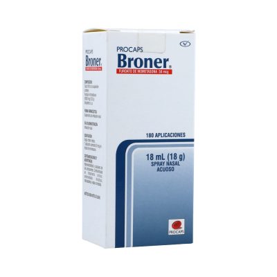 BRONER 0.05% SUSP NAS  FCO X 18ML