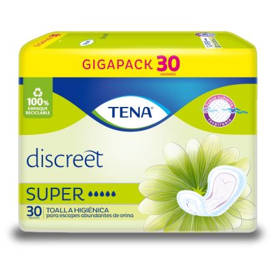 TOALLA INCONT MUJER SUPER   TENA PAQ X 30