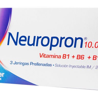 NEUROPRON 10.000 (10+100+100)MG/2ML((5+50+50)MG SOL INY CAJ X 3JERPREL X 2ML