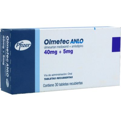 OLMETEC ANLO (5+40)MG TAB REC CAJ X 30