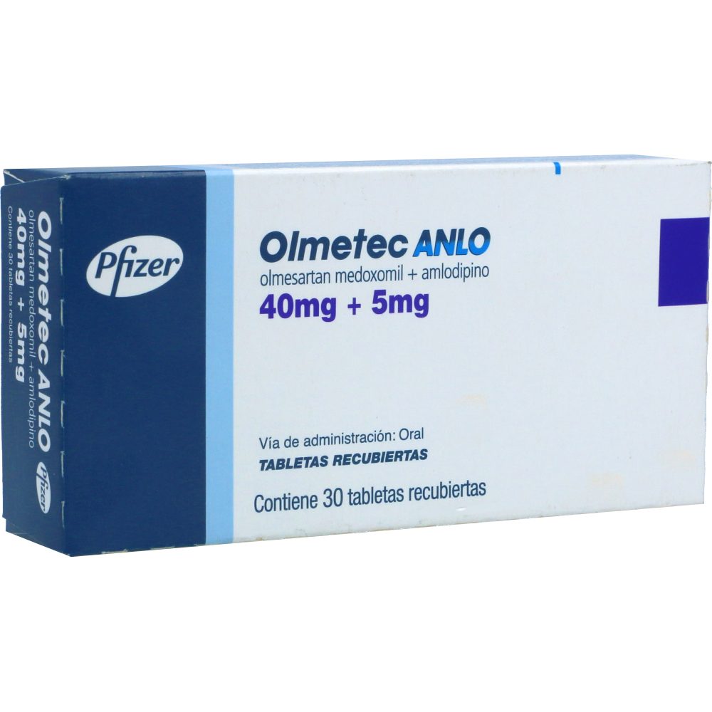 OLMETEC ANLO (5+40)MG TAB REC CAJ X 30