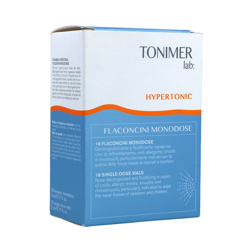 TONIMER HIPERTONICO MONODOSIS REF REF I48V01680 CAJ X 18VIAL X 5ML