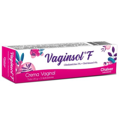 VAGINSOL F 3 APLICADORES (2+4)% CREM VAG TUB X 20GR