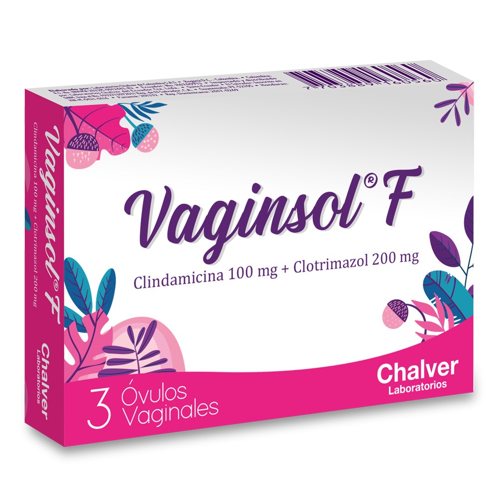VAGINSOL F (100+200)MG OVUL CAJ X 3