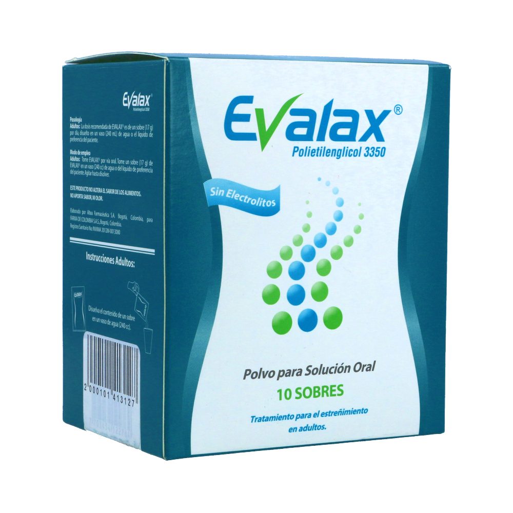 EVALAX SUSTANCIA PURA POLV SOL ORAL CAJ X 10SOBX17GR