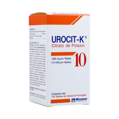 UROCIT K (10mEq de K) 1080MG TAB LIB PROL FCO X 100