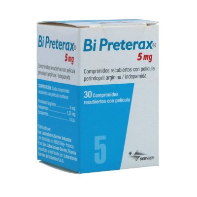 BI PRETERAX (1.25+5)MG TAB REC  CAJ X 30