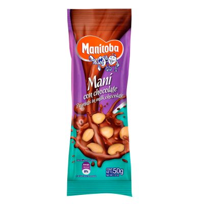 MANI CON CHOCOLATE   MANITOBA CAJ X 24PAQX50GR