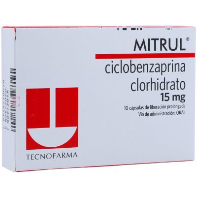 MITRUL 15MG CAP LIB PROL  CAJ X 10