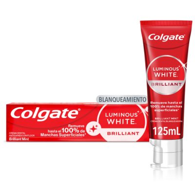 CREMA DENTAL COLGATE TUB X 125ML LUMINOUS WHITE
