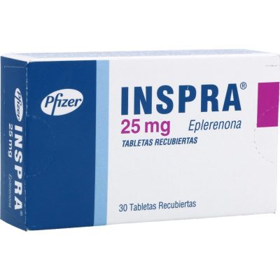 INSPRA 25MG TAB REC  CAJ X 30