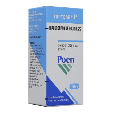 TOPTEAR P 2MG/ML(0.2%) SOL OFT FCO X 10ML