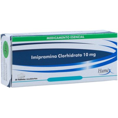 IMIPRAMINA 10MG TAB REC  CAJ X 20 HUMAX