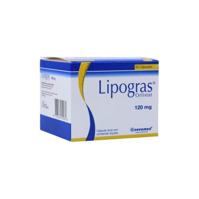 LIPOGRAS 120MG CAP  CAJ X 60