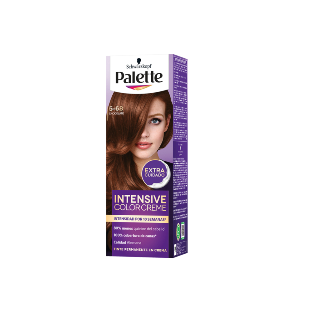 TINTE INTENSIVE COLOR CREME 5-68 PAQX 1TUB 50ML+KIT APLICACIÓN CHOCOLATE