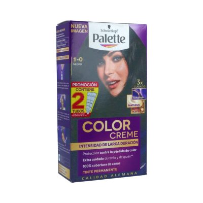 PROMO TINTE INTENSIVE COLOR CREME 1-0 PAQX 2TUB 50ML+KIT APLICACIÓN NEGRO