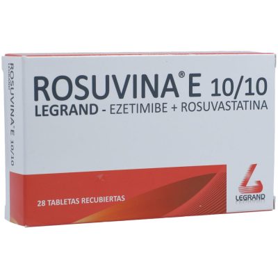 ROSUVINA E (10+10)MG TAB REC CAJ X 28