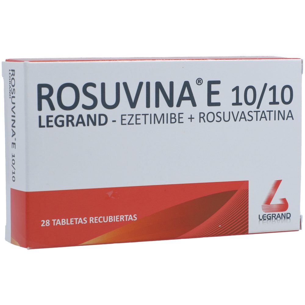 ROSUVINA E (10+10)MG TAB REC CAJ X 28