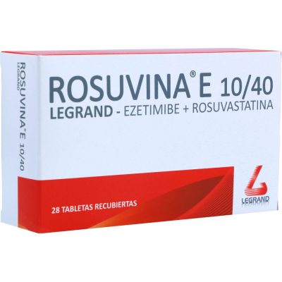 ROSUVINA E (10+40)MG TAB REC CAJ X 28