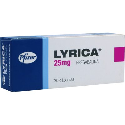 LYRICA 25MG CAP  CAJ X 30