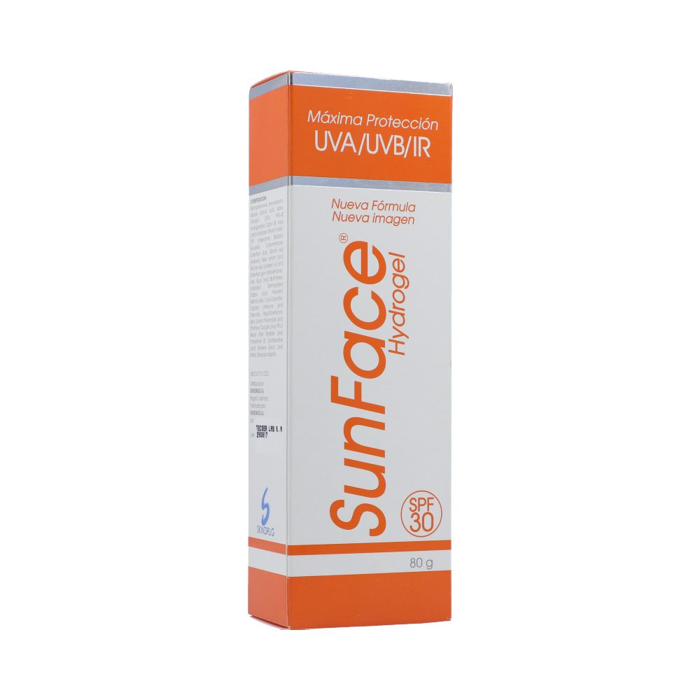 SUNFACE HYDROGEL SPF 30 TUB X 80GR
