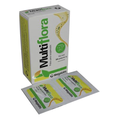 MULTIFLORA MULTIPLES COMPONENTES POLV SUSP ORAL CAJ X 14SOB