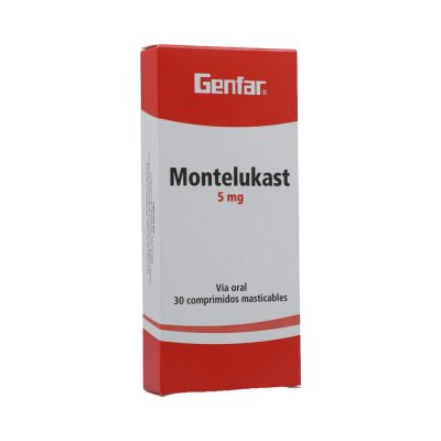 MONTELUKAST 5MG TAB MAST  CAJ X 30 GENFAR