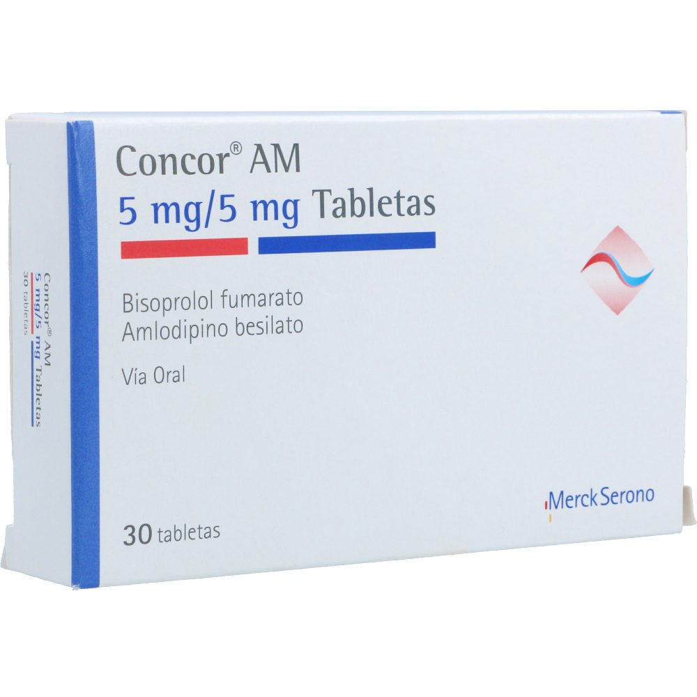 CONCOR AM (5+5)MG TAB CAJ X 30
