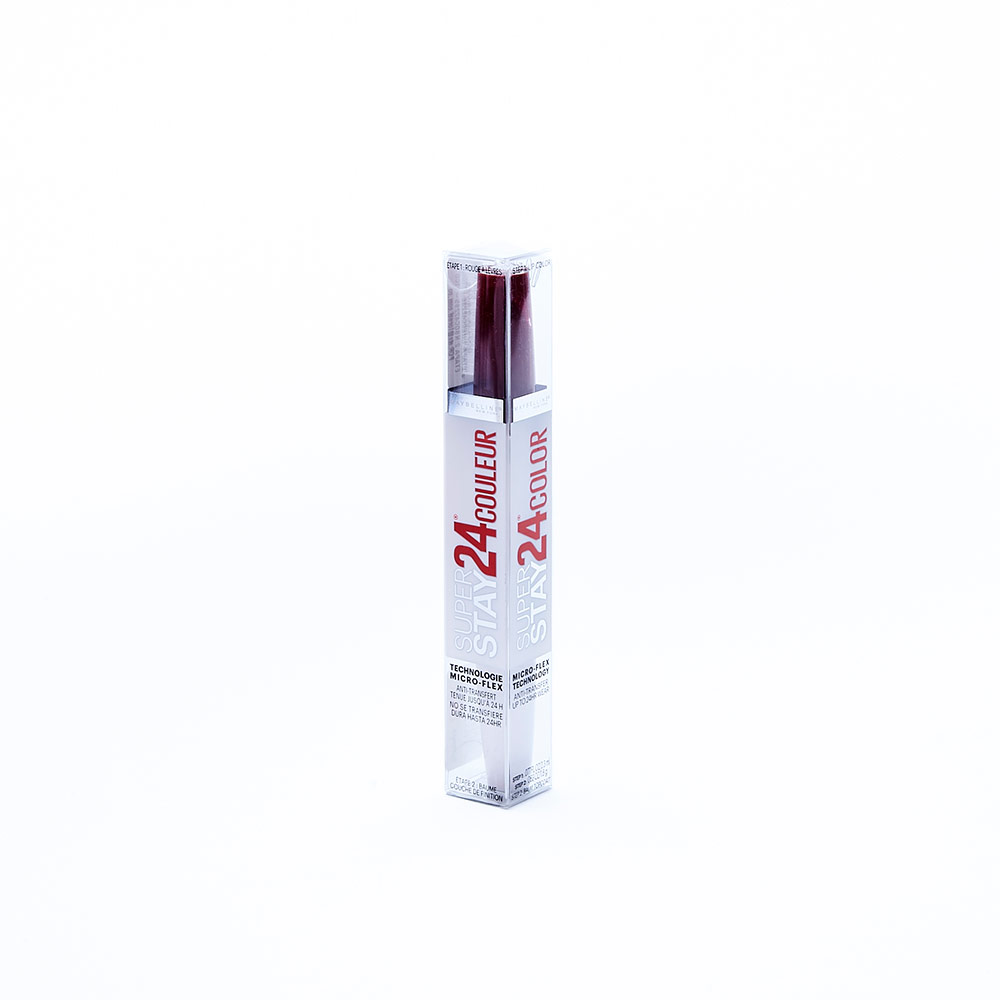 LABIAL SUPER STAY 24 MAYBELLINE UND 2 ETAPES RENO 15