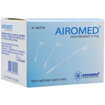 AIROMED 5MG TAB MAST  CAJ X 90