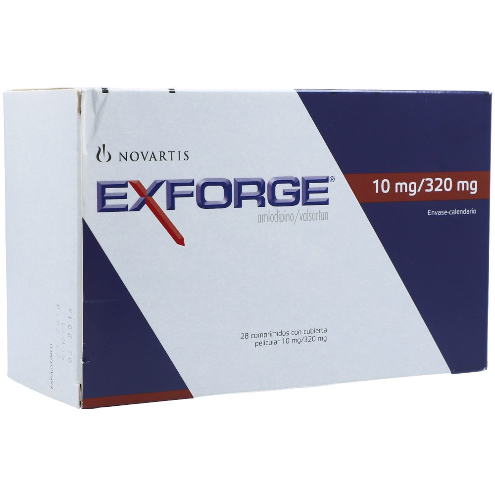 EXFORGE (10+320)MG TAB REC CAJ X 28
