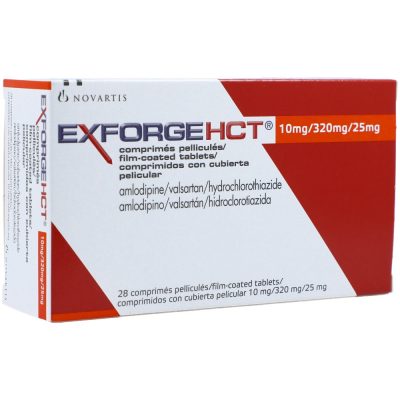 EXFORGE (10+25+320)MG TAB REC  CAJ X 28