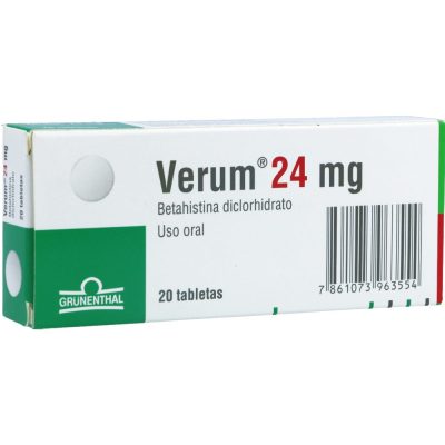 VERUM 24MG TAB CAJ X 20
