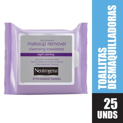 TOALLITAS NEUTROGENA    PAQ X 25 NIGHT CALMING