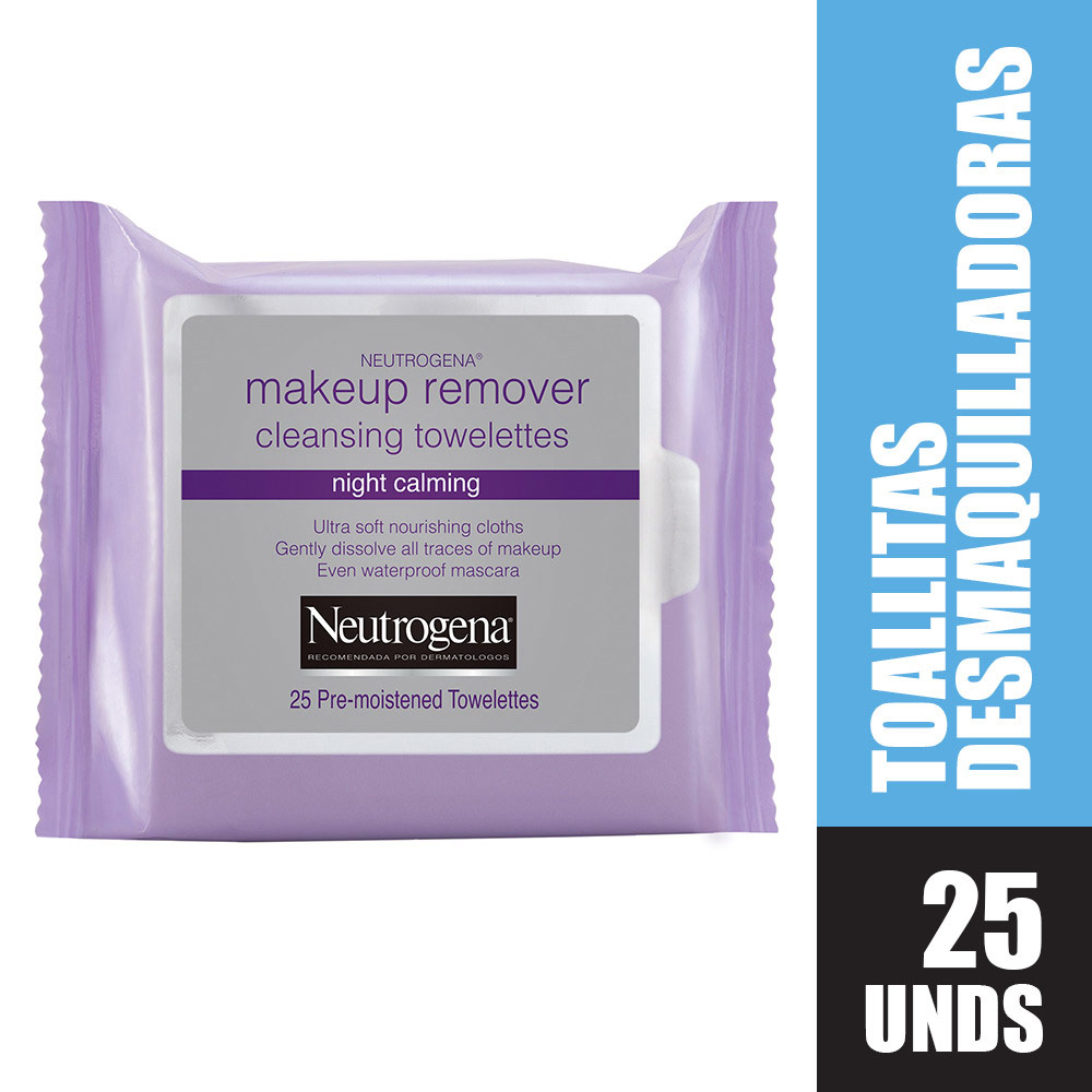 TOALLITAS NEUTROGENA PAQ X 25 NIGHT CALMING