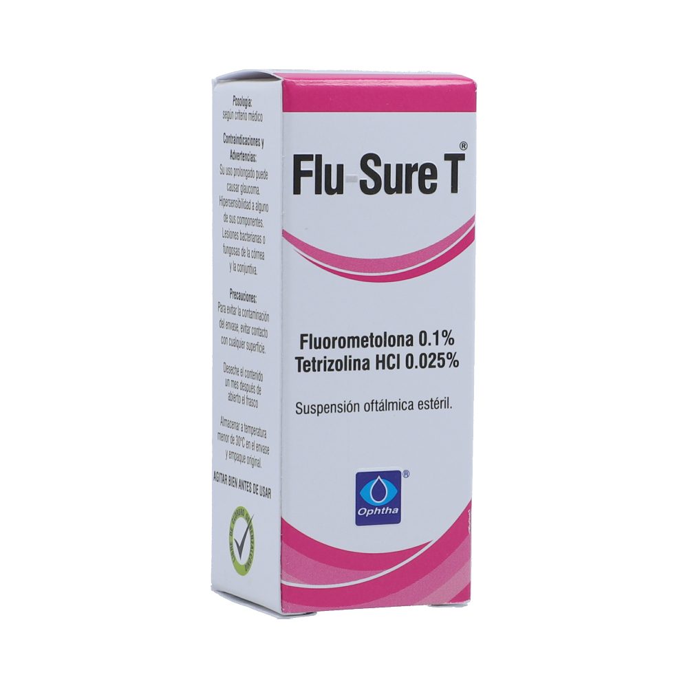 FLU-SURE T (20GOTASXML) (1+0.25)MG/ML(0.1+0.025)% SUSP OFT FCO X 5ML