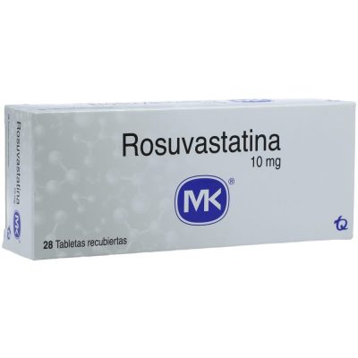 ROSUVASTATINA 10MG TAB REC CAJ X 28 MK