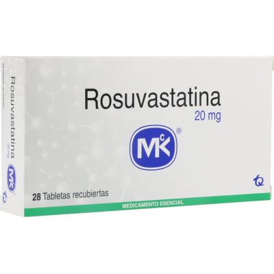 ROSUVASTATINA 20MG TAB REC CAJ X 28 MK