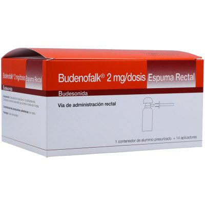 BUDENOFALK ESPUMA RECTAL 2MG/DOSIS ESPUM RECT FCO X 14