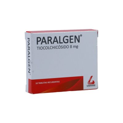 PARALGEN 8MG TAB REC CAJ X 10