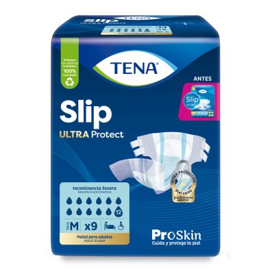 TENA SLIP PEGA-DESPEGA PAQ X 9 TALLA M