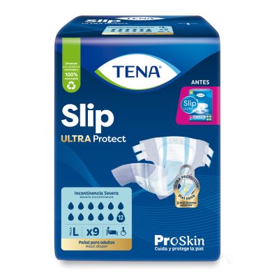 TENA SLIP PEGA-DESPEGA PAQ X 9 TALLA L