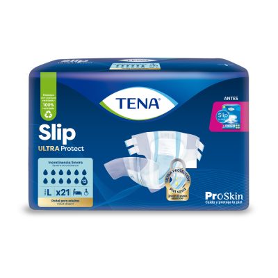 TENA SLIP PEGA-DESPEGA    PAQ X 21  TALLA L