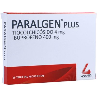 PARALGEN PLUS (400+4)MG TAB REC CAJ X 15