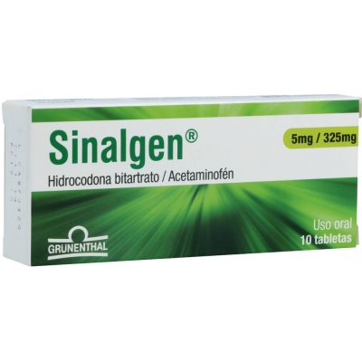 SINALGEN (325+5)MG TAB CAJ X 10