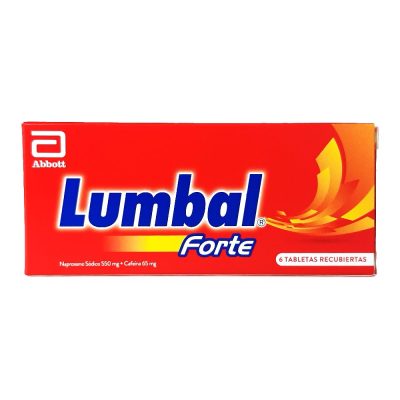 LUMBAL FORTE (65+550)MG TAB REC  CAJ X 36
