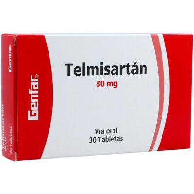 TELMISARTAN 80MG TAB CAJ X 30 GENFAR